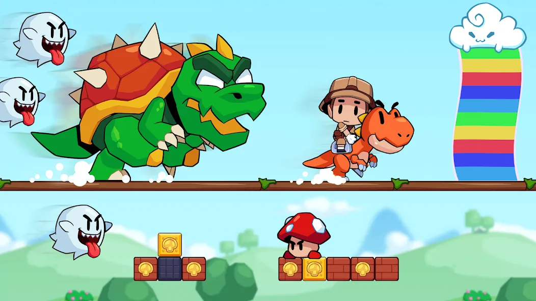Super Meno - Jungle Platform — скриншот 4 Super Meno - Jungle Platform — скриншот 4