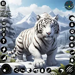 Arctic White Tiger Family Sim MOD на Андроид — Много денег
