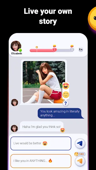 Love Stories: Dating game — скриншот 1