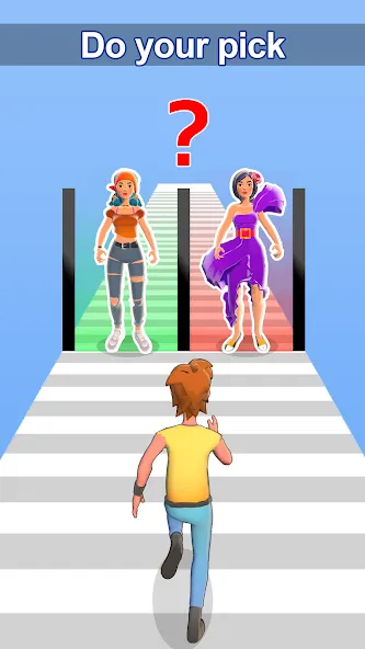 Girl Run 3D - Fun Running Game — скриншот 3