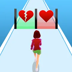 Скачать взлом Girl Run 3D - Fun Running Game — Много денег