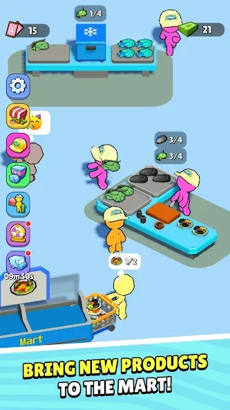 My Fish Mart: Idle Tycoon Game — скриншот 5