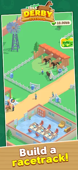 Idle Derby Tycoon — скриншот 1 Idle Derby Tycoon — скриншот 1