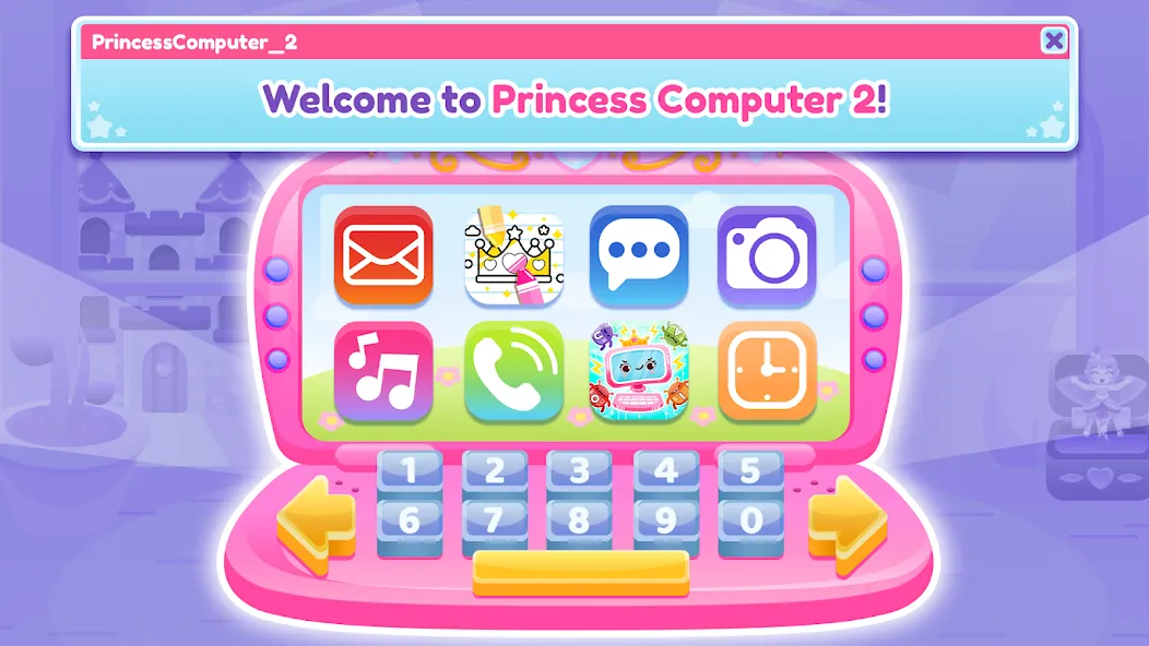 Princess Computer 2 Girl Games — скриншот 1