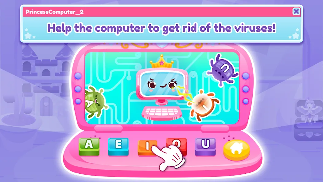 Princess Computer 2 Girl Games — скриншот 2
