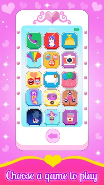 Baby Princess Phone — скриншот 1