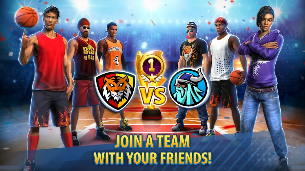 Basketball Stars: Multiplayer — скриншот 1 Basketball Stars: Multiplayer — скриншот 1