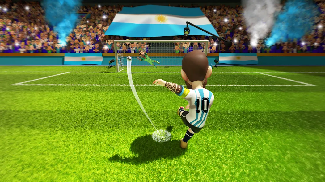 Mini Football - Mobile Soccer — скриншот 1 Mini Football - Mobile Soccer — скриншот 1