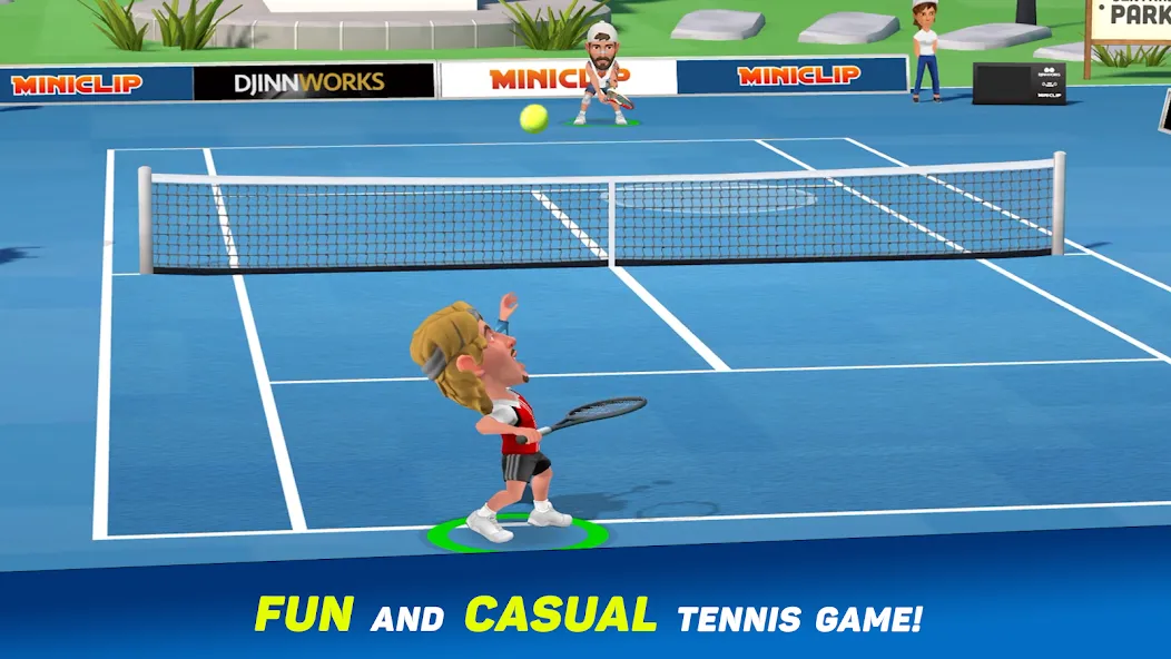 Mini Tennis: Perfect Smash — скриншот 1
