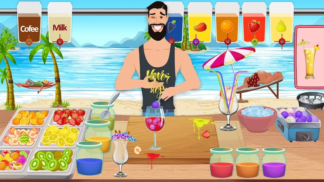 Boba cocktail:DIY recipe games — скриншот 2 Boba cocktail:DIY recipe games — скриншот 2