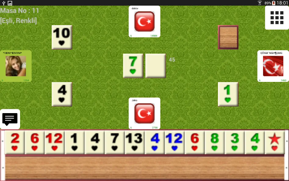 miniOKEY Online Okey Oyunu — скриншот 4