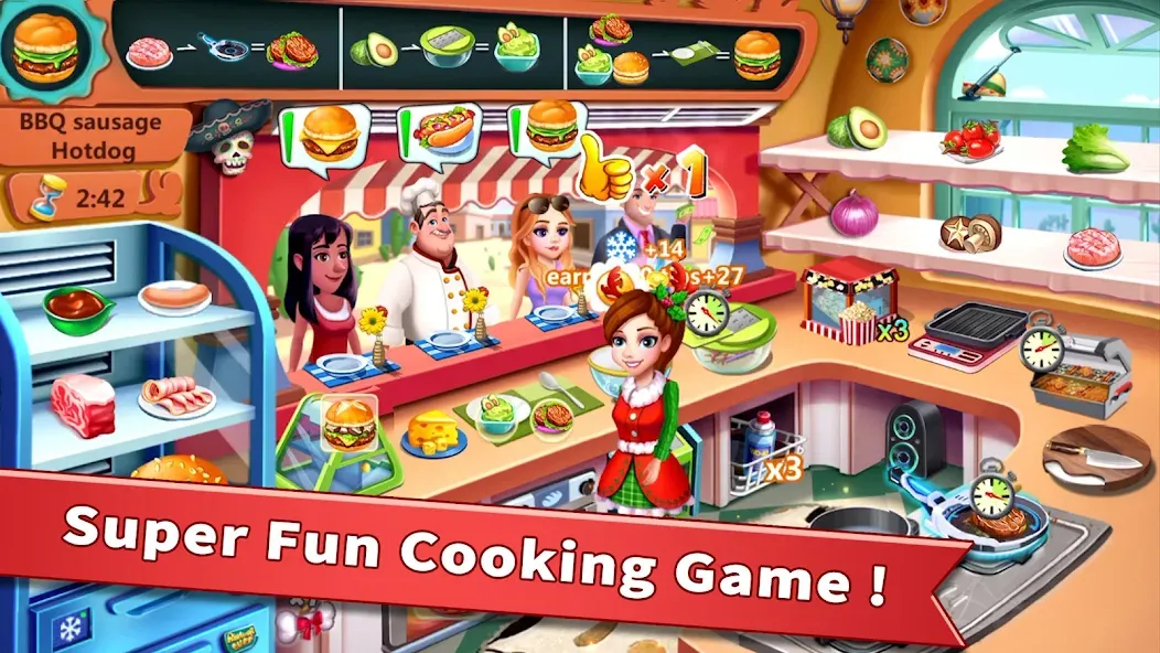 Rising Super Chef - Cook Fast — скриншот 1