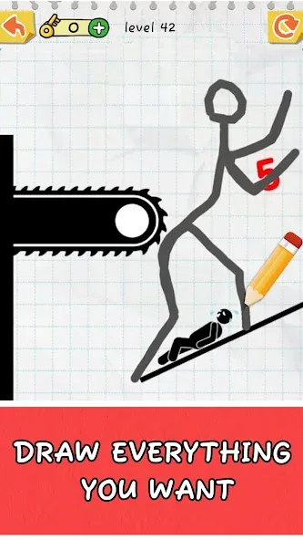 Draw 2 Save: Stickman Puzzle — скриншот 3