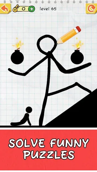 Draw 2 Save: Stickman Puzzle — скриншот 4