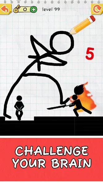 Draw 2 Save: Stickman Puzzle — скриншот 5