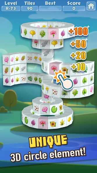 3D Mahjong Triple Tile Match — скриншот 2