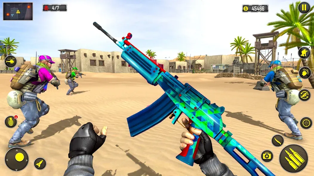 Fps Shooting Strike: Gun Games — скриншот 1 Fps Shooting Strike: Gun Games — скриншот 1