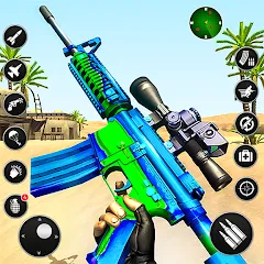 Fps Shooting Strike: Gun Games — МОД Много денег и патронов