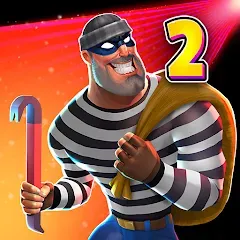 Robbery Madness 2:Stealth game MOD APK — Много денег