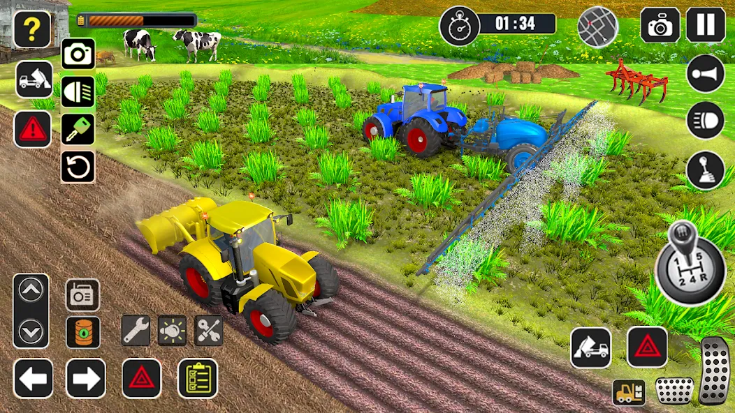 Tractor Farming Game Harvester — скриншот 2