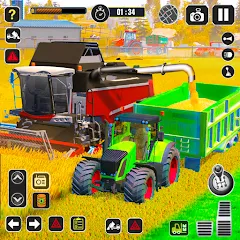 Tractor Farming Game Harvester - MOD Много денег и всё открыто