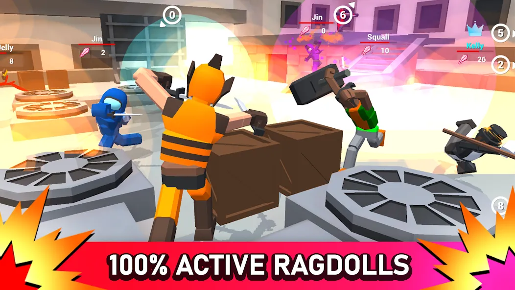 Smashgrounds.io: Ragdoll Arena — скриншот 1
