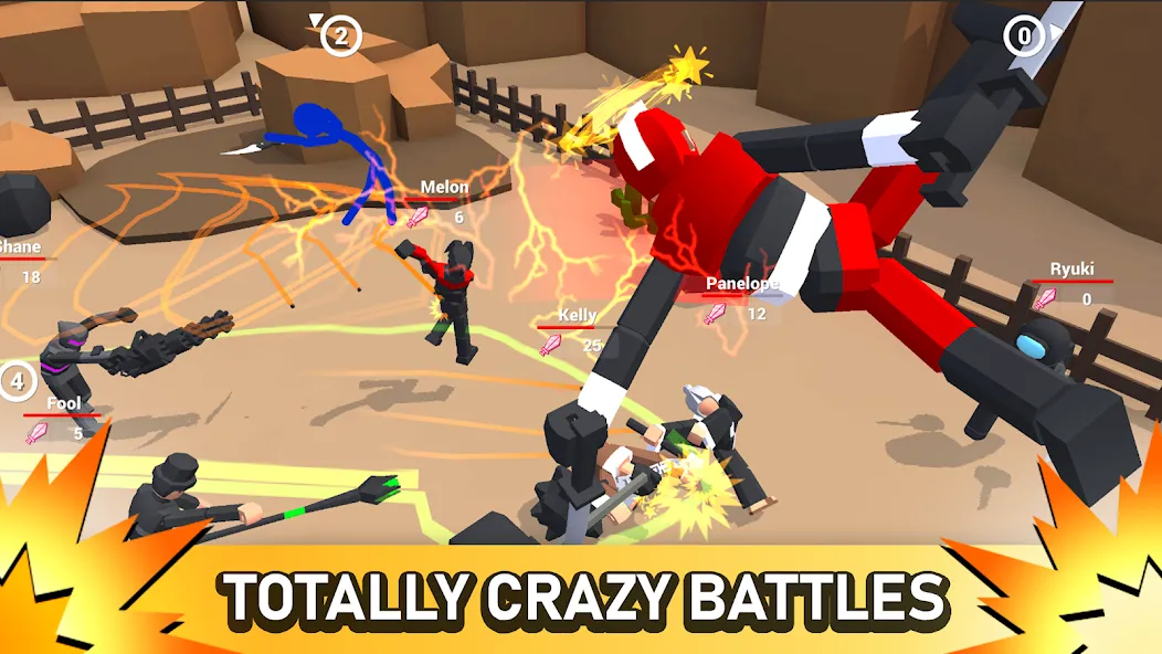 Smashgrounds.io: Ragdoll Arena — скриншот 3