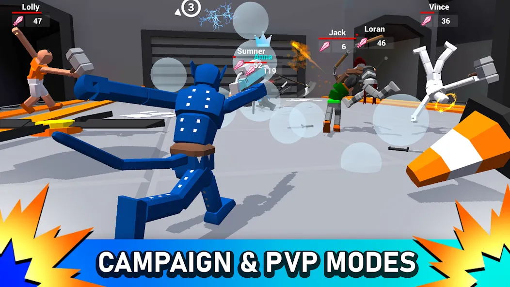 Smashgrounds.io: Ragdoll Arena — скриншот 4