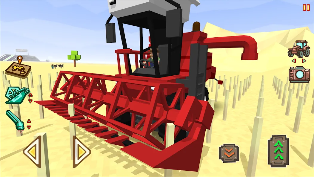 Blocky Farm Racing & Simulator — скриншот 1