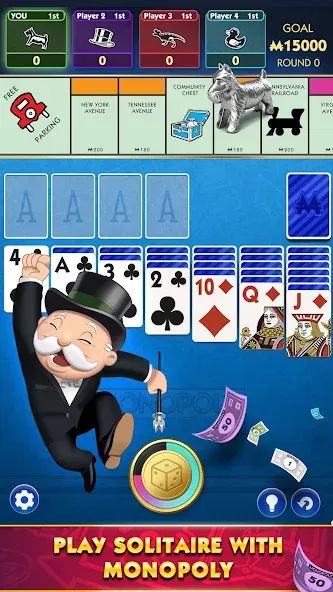 MONOPOLY Solitaire: Card Games — скриншот 1 MONOPOLY Solitaire: Card Games — скриншот 1