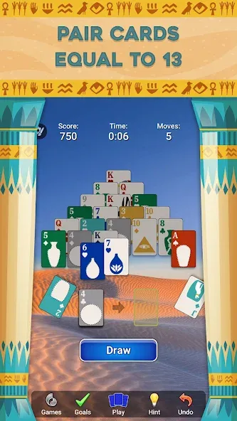 Pyramid Solitaire - Card Games — скриншот 2