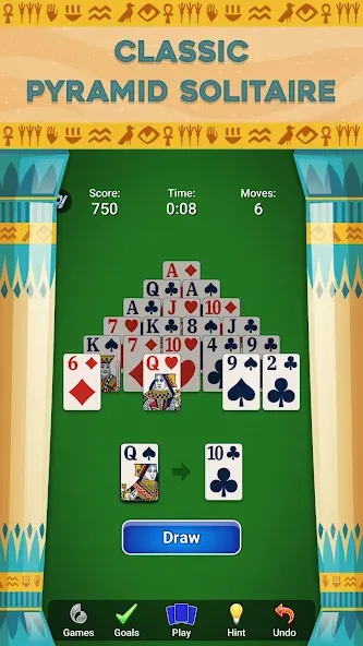 Pyramid Solitaire - Card Games — скриншот 3