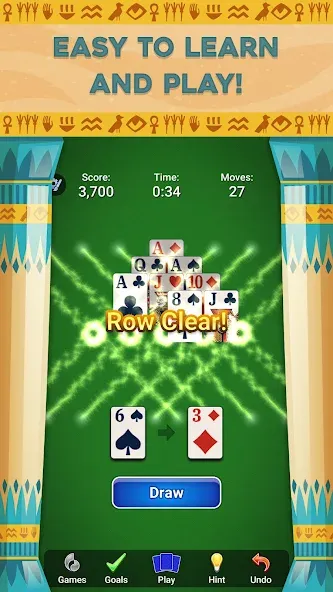 Pyramid Solitaire - Card Games — скриншот 4