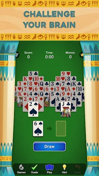 Pyramid Solitaire - Card Games — скриншот 5