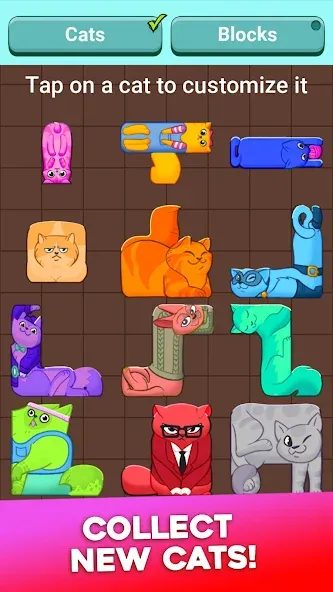 Block Puzzle Cats — скриншот 5