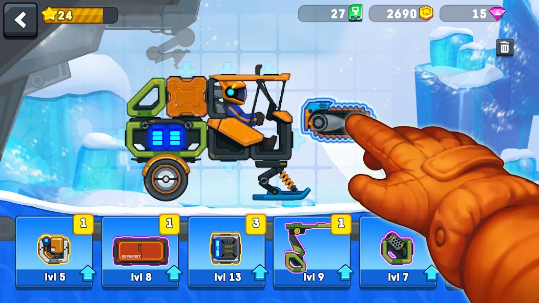 Rovercraft 2: Race a space car — скриншот 1