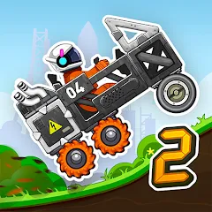 Скачать взломанную Rovercraft 2: Race a space car — Много денег