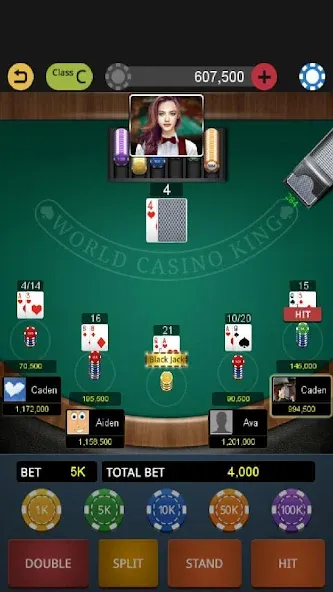 World Blackjack King — скриншот 1