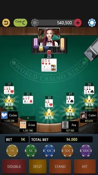 World Blackjack King — скриншот 5
