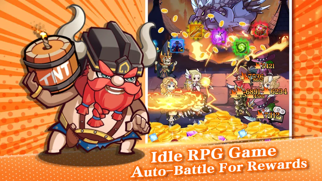 Mythic Summon: Idle RPG — скриншот 3