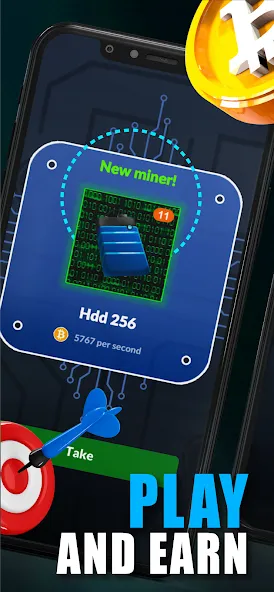 Merge Crypto Miner: Earn Money — скриншот 1