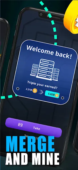 Merge Crypto Miner: Earn Money — скриншот 4