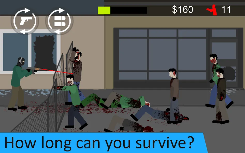 Flat Zombies: Defense&Cleanup — скриншот 5