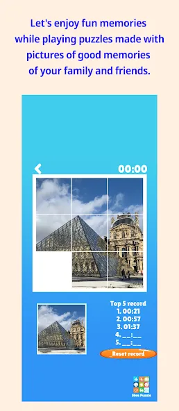 Slide Puzzle with your photo — скриншот 1 Slide Puzzle with your photo — скриншот 1