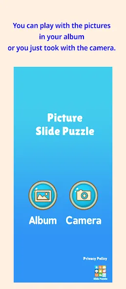 Slide Puzzle with your photo — скриншот 2 Slide Puzzle with your photo — скриншот 2