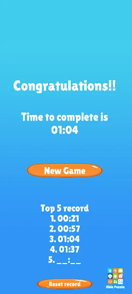 Slide Puzzle with your photo — скриншот 5