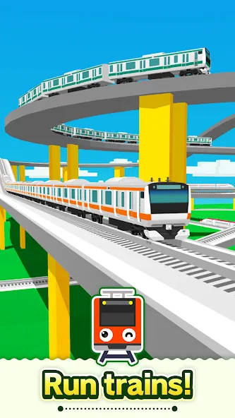 Train Go - Railway Simulator — скриншот 1