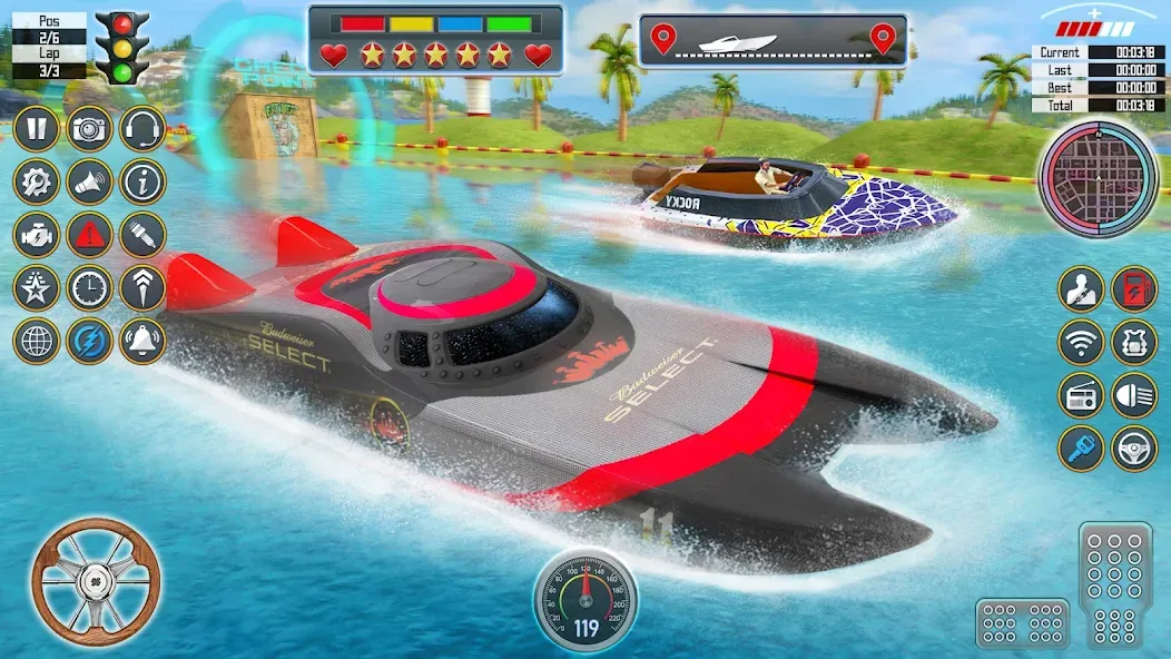 Speed Boat Racing: Boat games — скриншот 3