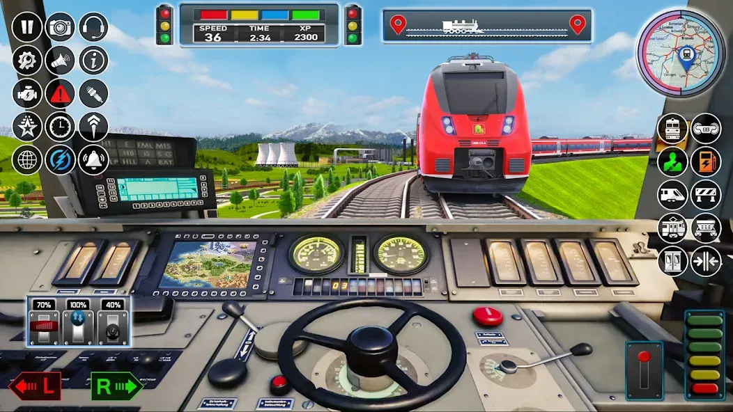 City Train Game 3d Train games — скриншот 1