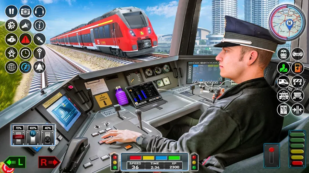 City Train Game 3d Train games — скриншот 2